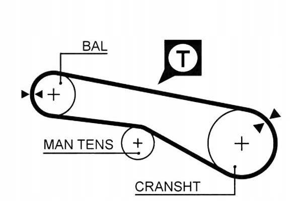 фото №1, Gates ремень вала балансировочного chery tiggo hyundai