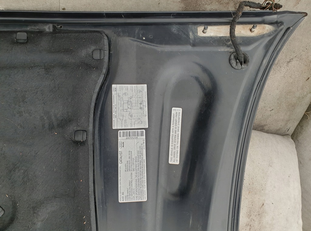 Капот комплектная крышка двигателя audi a6 c5 4b рестайлинг Оригинал