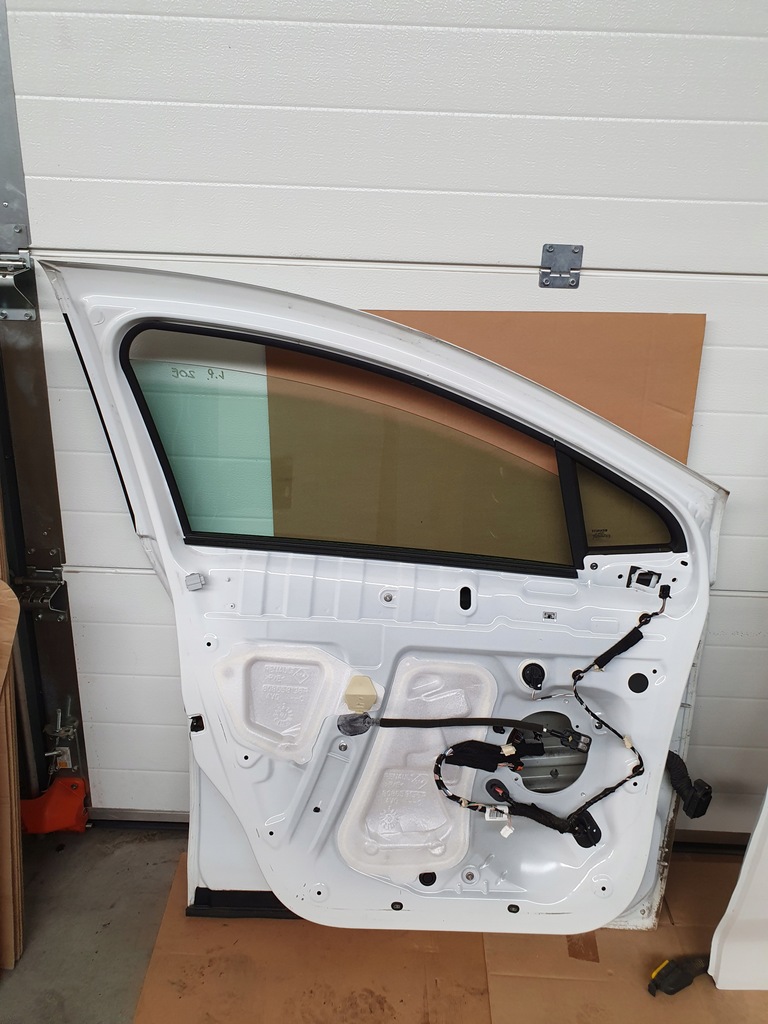 фото №6, Двері перед праве правий повний renault zoe i teqnc білий