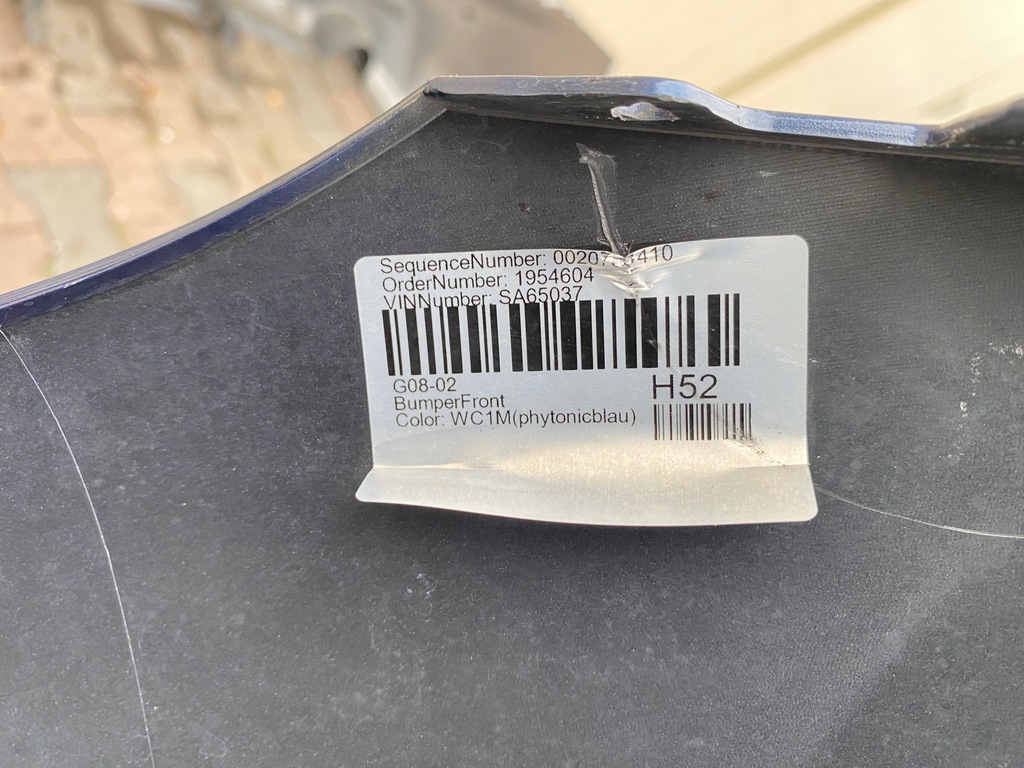 фото №12, Бампер передний перед bmw x3 g01 ix3 ix3 g08 m-pakiet lift lci 2021-