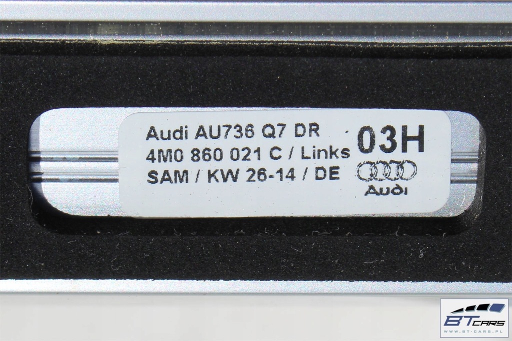 Audi q7 рейлинги кровельные 4m0860021c 4m0860022c рейлинг 4m0 860 021 c 4m0 860 с Разборки