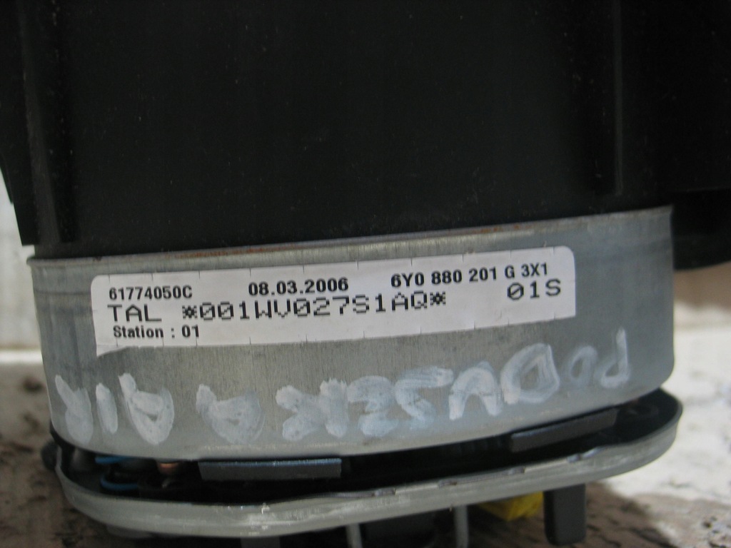 фото №10, Подушка безпеки air bag подушка водія skoda fabia 6y0880201g