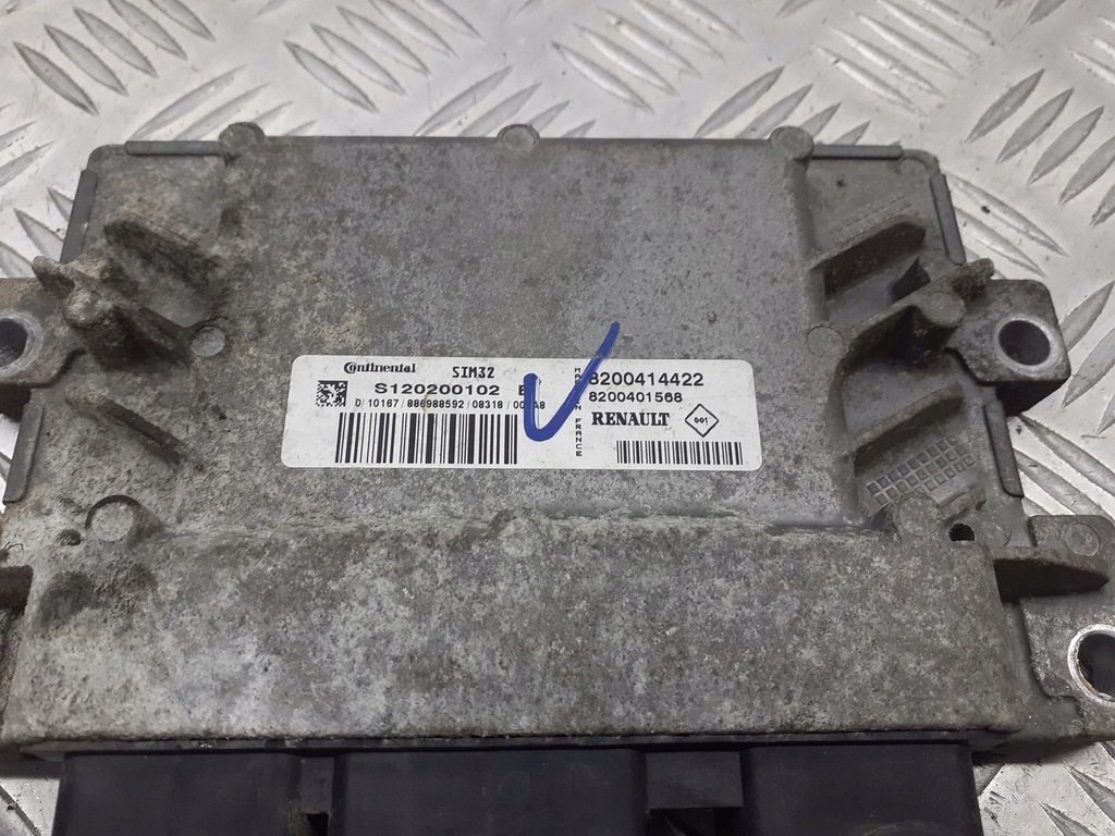фото №3, Блок управления двигателя renault modus 1.2 8200414422