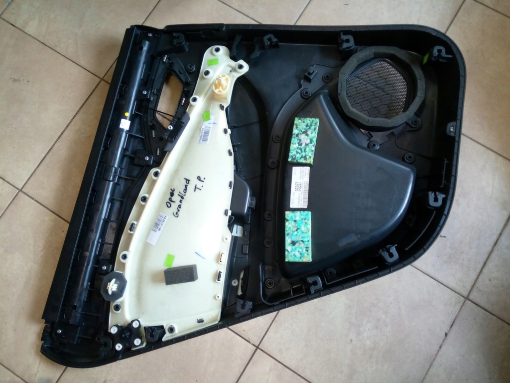 фото №12, Оббивка обшивка двері opel grandland x задня правий з шторка yp000879yx oryg