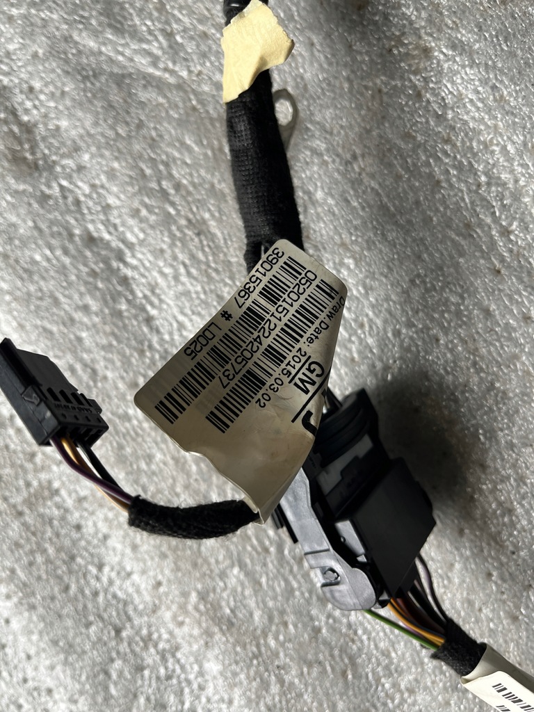 фото №9, 30 opel astra k v hb джгут електропроводка кришки багажника 39015396 39015379