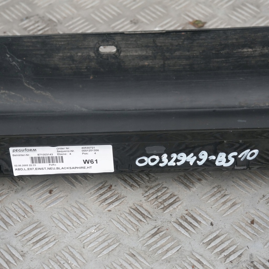 фото №11, Bmw оригінальний номер 51770032949 накладка поріг