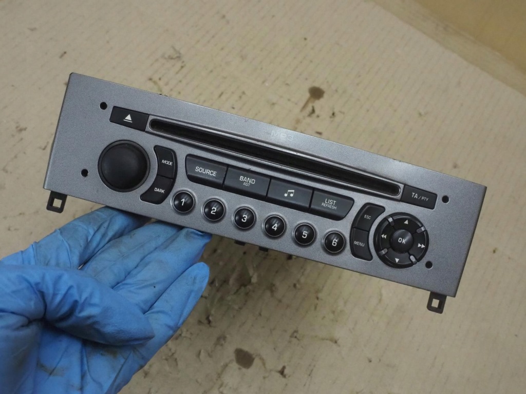 фото №3, Радио радиопроигрыватель mp3 peugeot 308 96647511xh