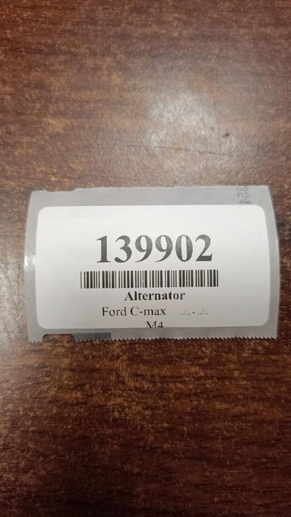 Ford c-max 1.8 генератор 3m5t10300vc с Разборки