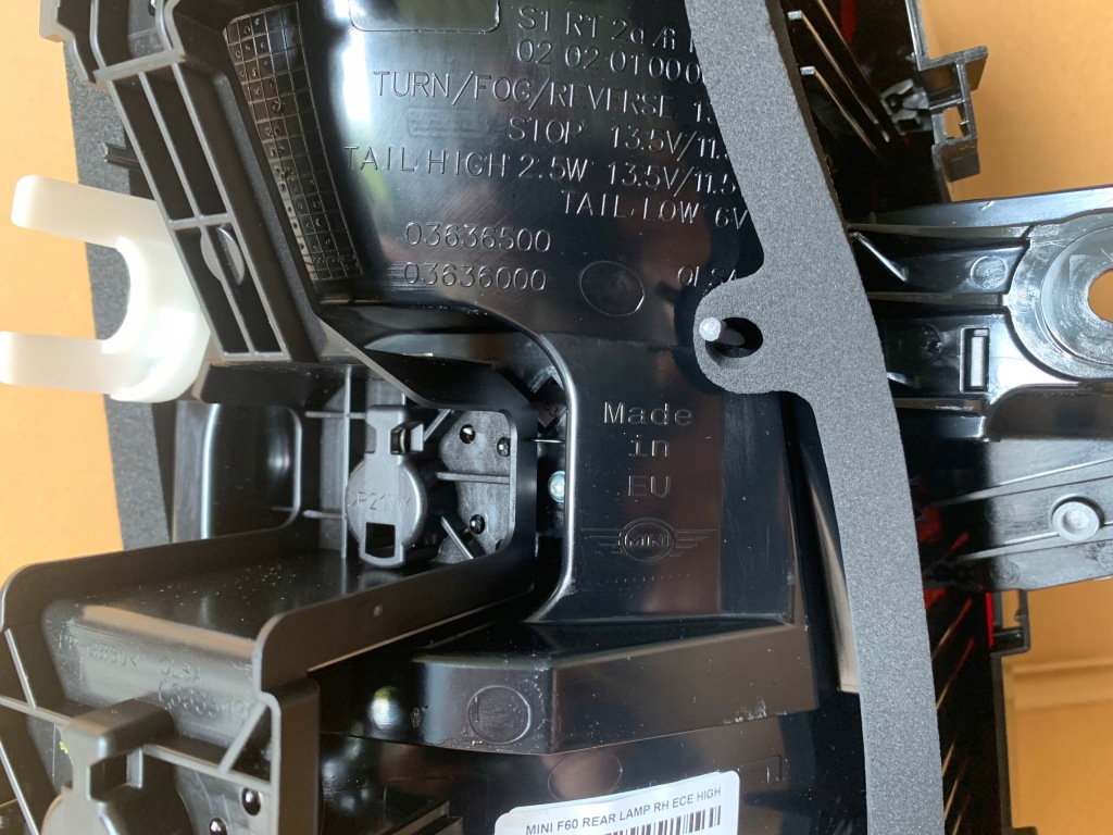 фото №9, Nowe org лампи задня задні mini f60 high led eu комплект 9477154 9499153