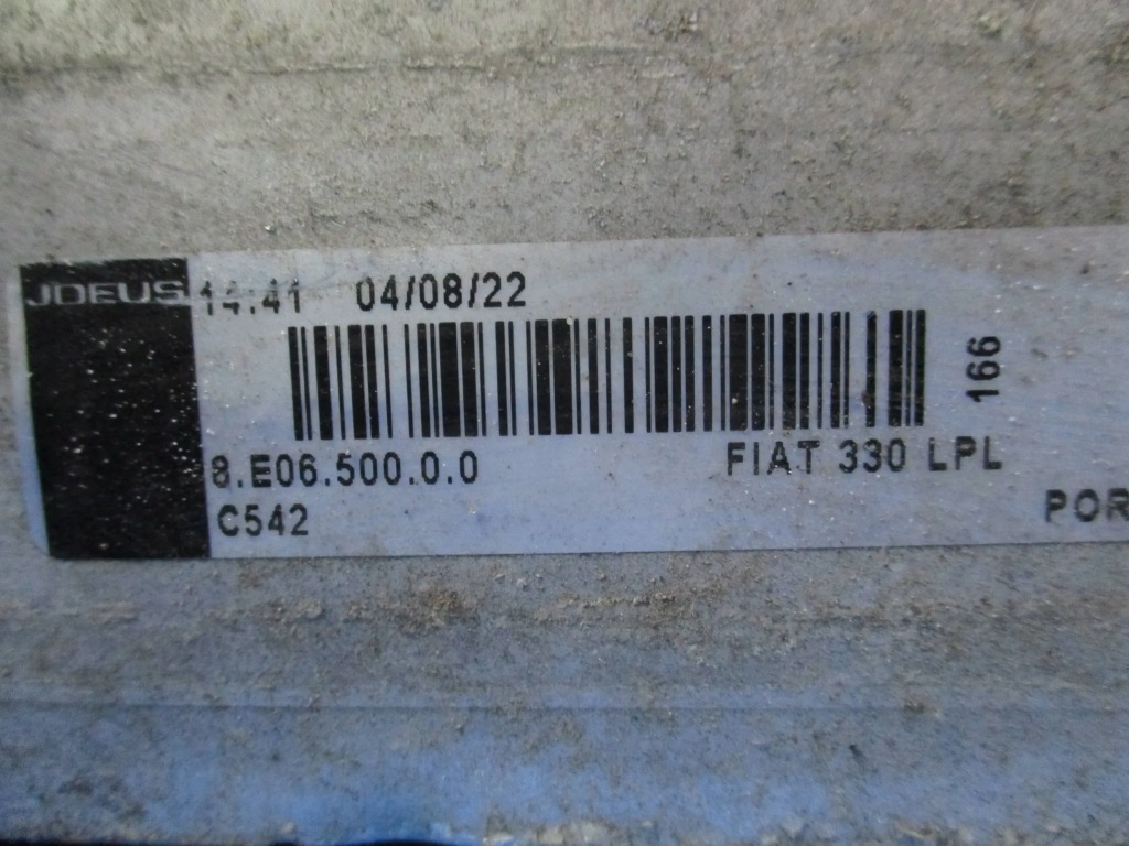 фото №9, Радіатор інтеркулер fiat tipo ii