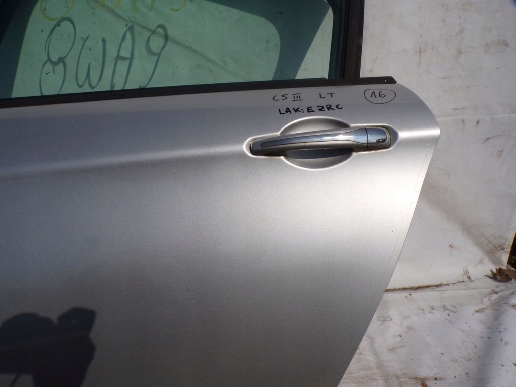 фото №5, Дверь левый задняя citroen c5 iii x7 лак: ezrc