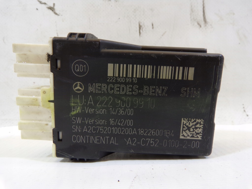 фото №1, Модуль блок управления сиденье mercedes w222 h