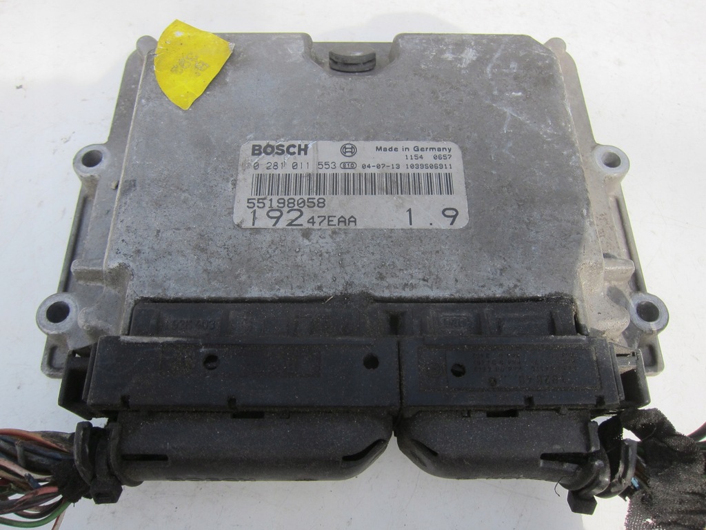 фото №1, Бортовий комп'ютер 0281011553 55198058 fiat stilo