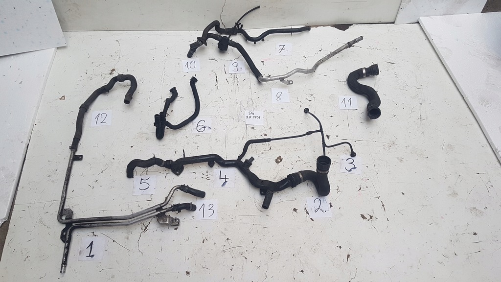 фото №1, Waz труба патрубок wody audi s5 8t 3.0 tfsi