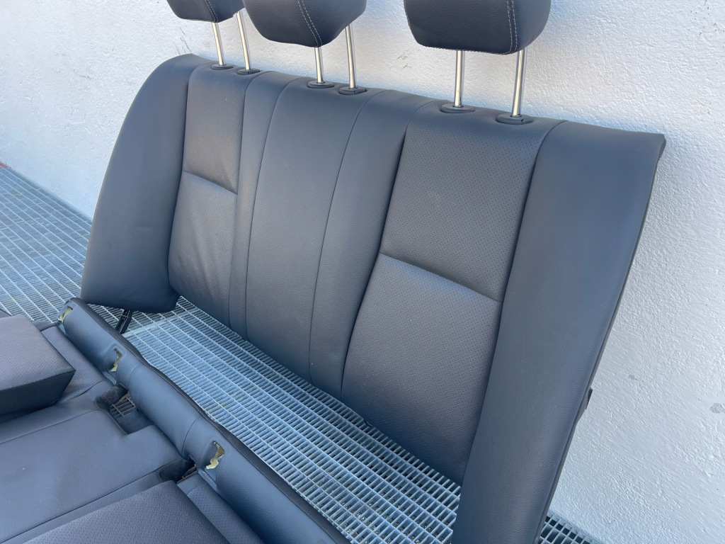 фото №6, Mercedes w205 sedan заднє сидіння шкіра czarna ładna