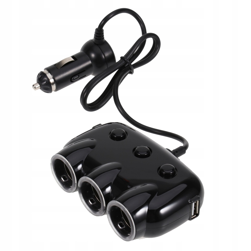 фото №5, Зарядний пристрій автомобільна прикурювач адаптер живлення роз'єм розподільник струму stałego