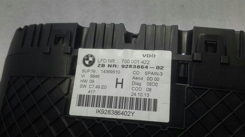 Bmw z4 e89 прибор приборная панель 9283864 спидометр mph Недорого