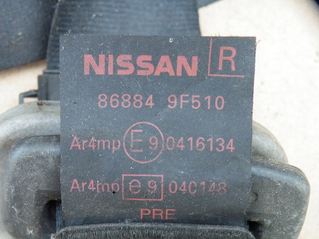 фото №5, Nissan primera p11 96-02 pas безпеки правий передній перед