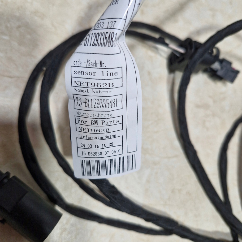 фото №9, Bmw x4 f25 x3 f26 жгут pdc перед 61129335481 9335481