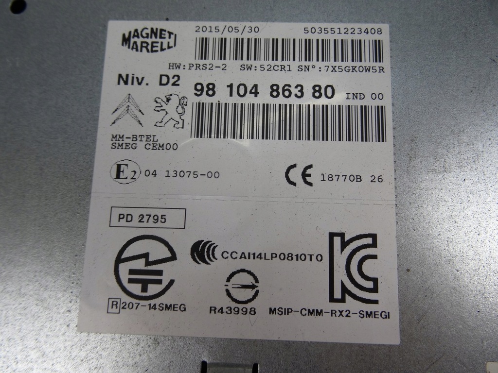 фото №3, Citroen c4 picasso ii радіопрогравач 9810486380