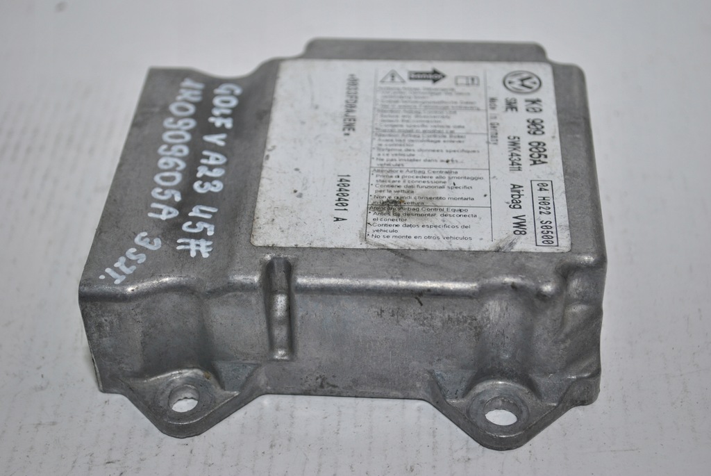 фото №5, Модуль датчик подушка безопасности vw golf v 1k0909605a