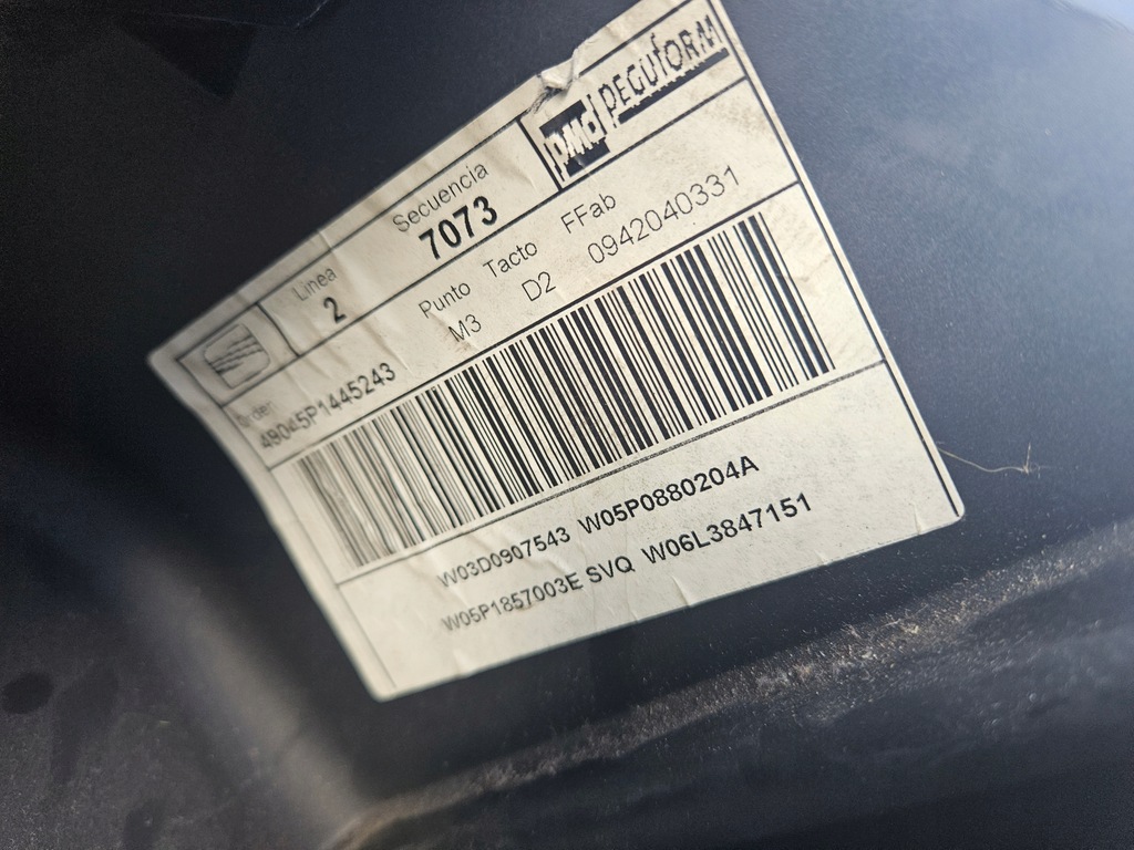 фото №4, Seat altea freetrack lift приборная панель приборная панель подушки безопасности