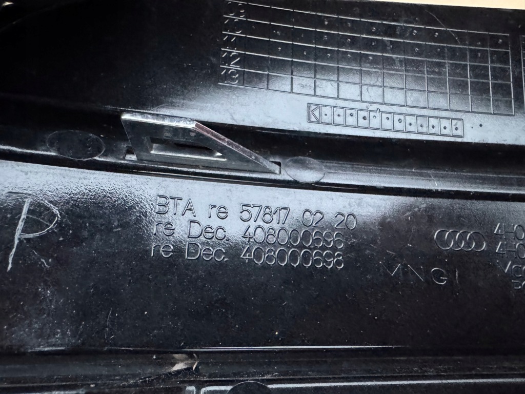 фото №6, Бампер решітка права audi a8 d4 4h оригінал ładna