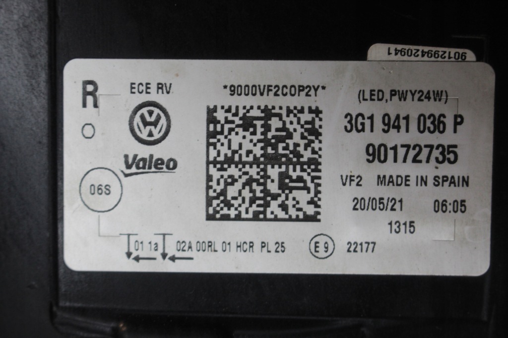 фото №8, Лампа правая перед volkswagen vw passat b8 full led lift 3g1941036p