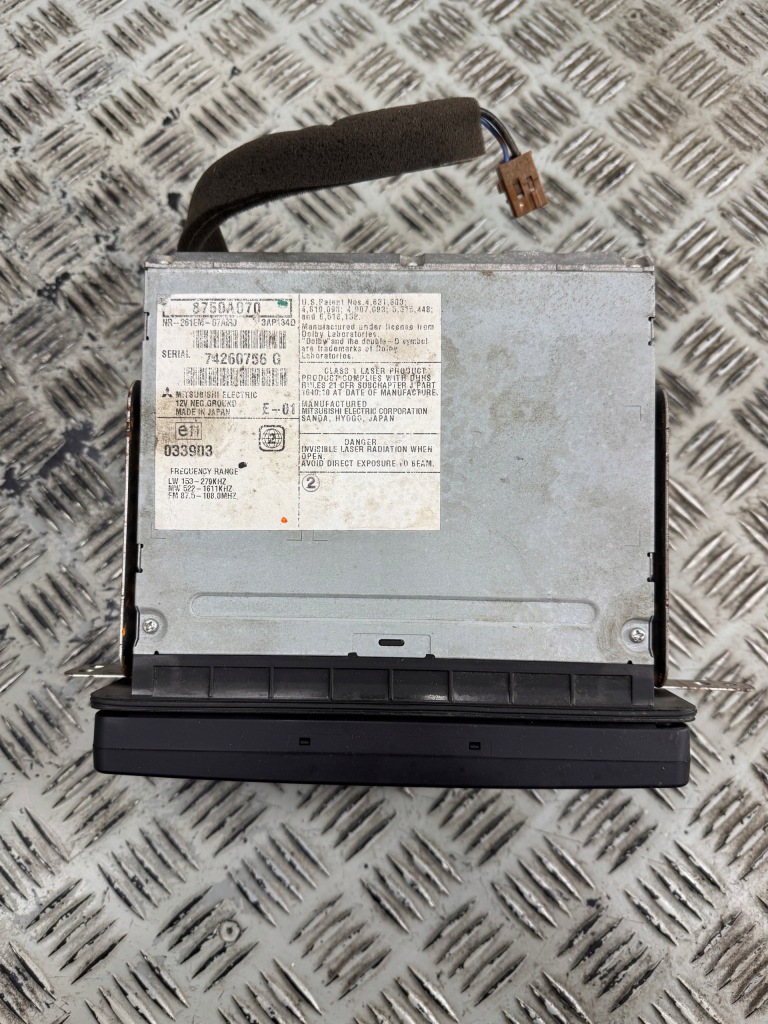 фото №2, Радіо cd mitsubishi pajero iv 4 07r.- 8750a070 rockford