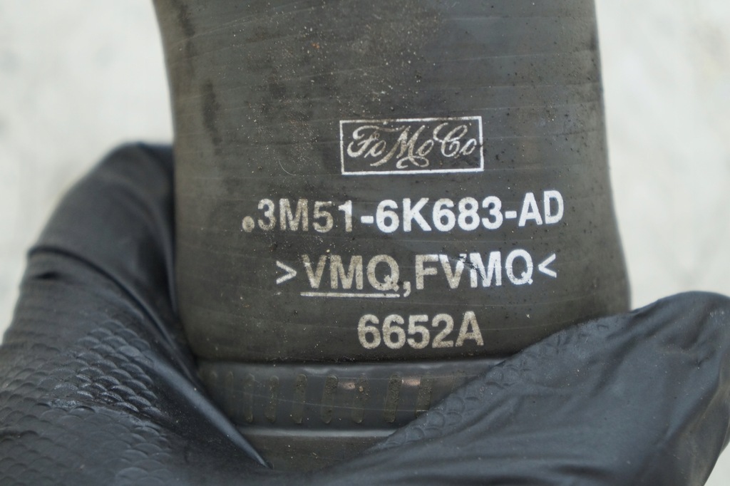 фото №4, Volvo s40 v50 c30 c70 2.5 wąż шланг інтеркулер труба turbo 3m51-6k683-ad