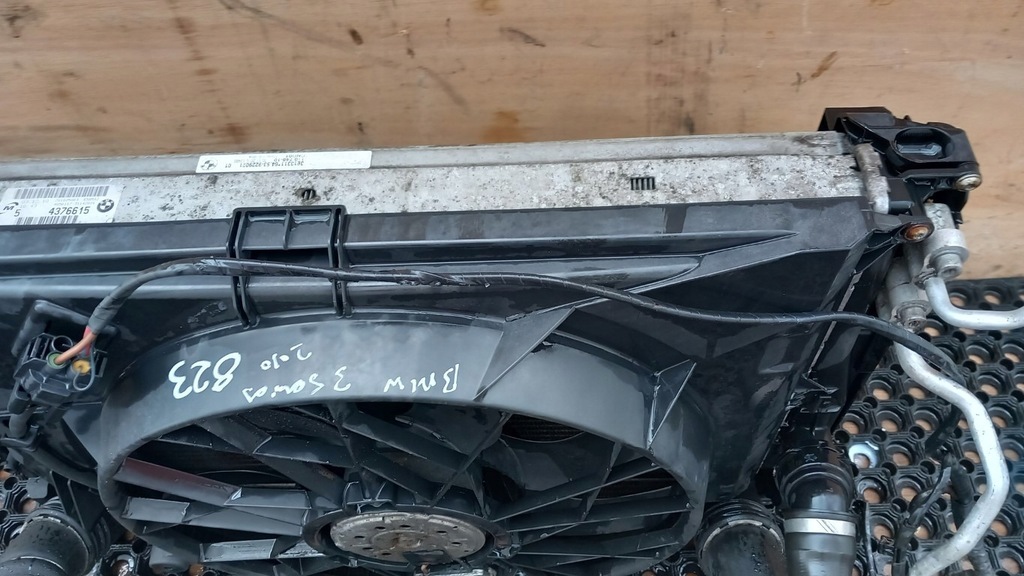 фото №3, Bmw e90 fl 2.0 d вентилятор комплект радіатор