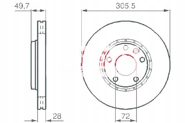 фото №1, Диск гальмівний. renault trafic 01-