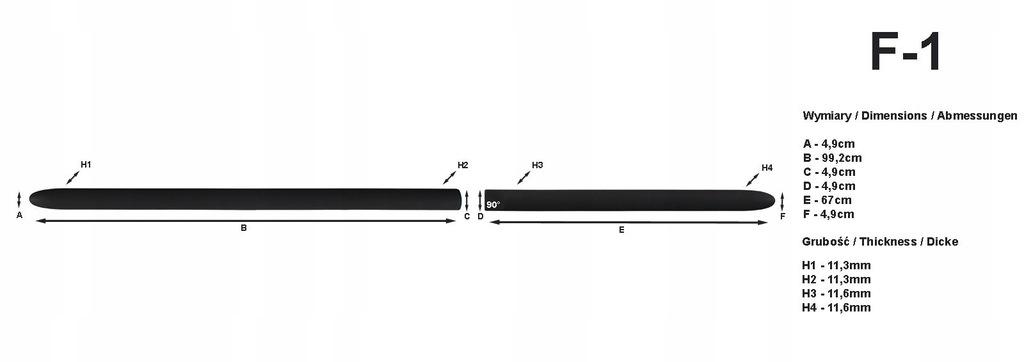 фото №3, Kia sephia 1998-2001 sedan накладки бічний двері