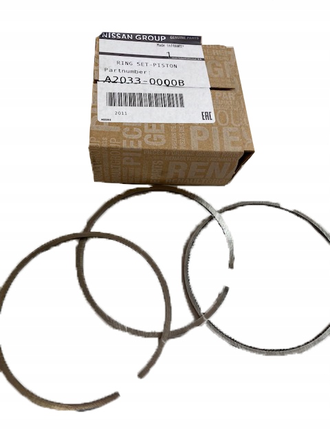 фото №1, Кільця поршневі поршня master iii 2.3 dci