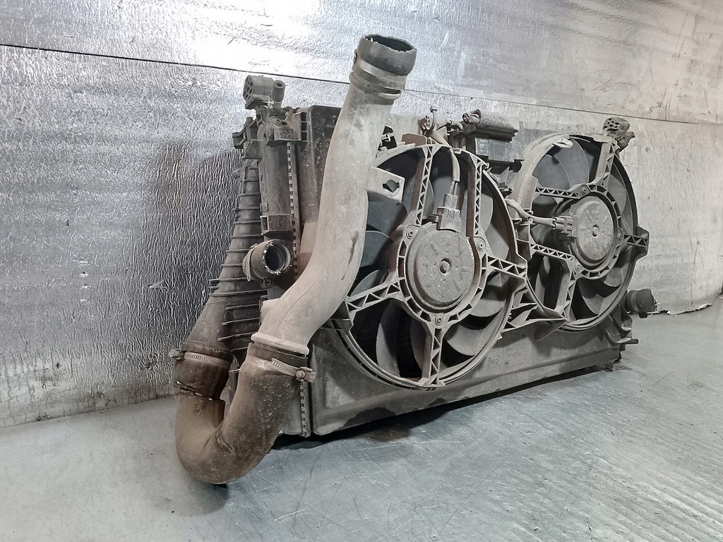 фото №8, Набір радіатор woda кондиціонер інтеркулер fiat croma 2005- 1.9 multijet