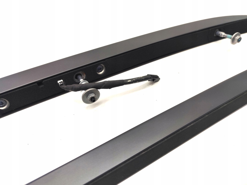 Audi q7 4m рейлинги кровельные чёрный mat комплект 4m0860021b 4m0860022b с Разборки