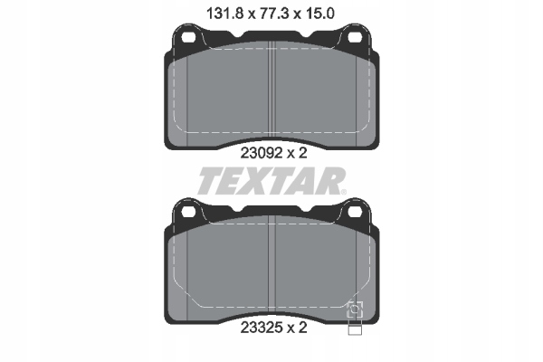 Гальмівні колодки гальмівні textar 2309204 Доставка