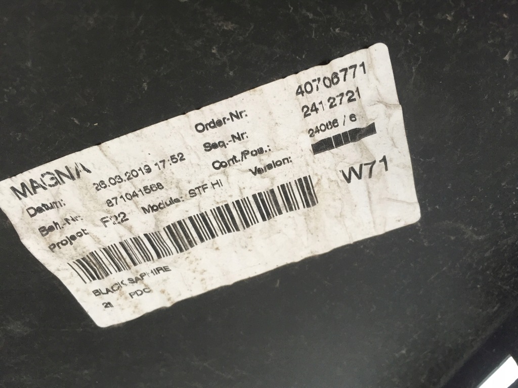 фото №11, Bmw 2 f22 f23 2019 m-pakiet бампер задня 871041568