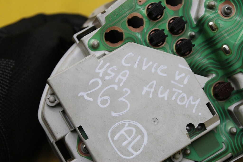 фото №11, Счетчик приборная панель автоматическая коробка передач civic vi usa 1.6 b