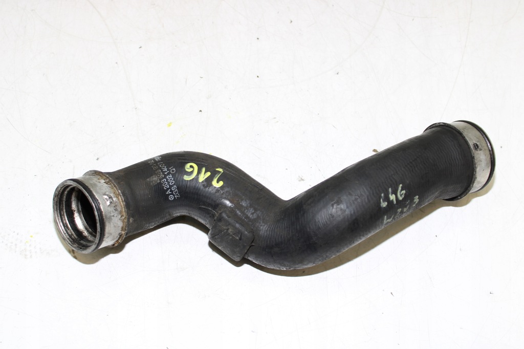 фото №1, Mercedes w203 wąż шланг интеркулер 2,2 cdi a2035282082