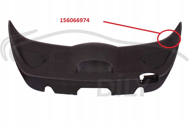 фото №1, Alfa romeo 159 sw крышка обшивка крышки чёрный 974