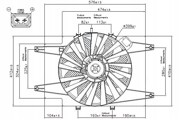фото №1, Nissens вентилятор радіатора alfa romeo 147 1.6 16