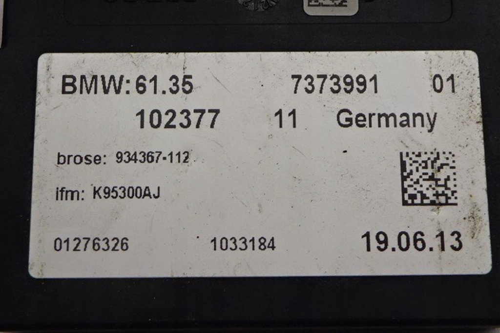 фото №8, Другое модули bmw 3 gran turismo f34 7373991 3.0l бензиновый 225kw 2013