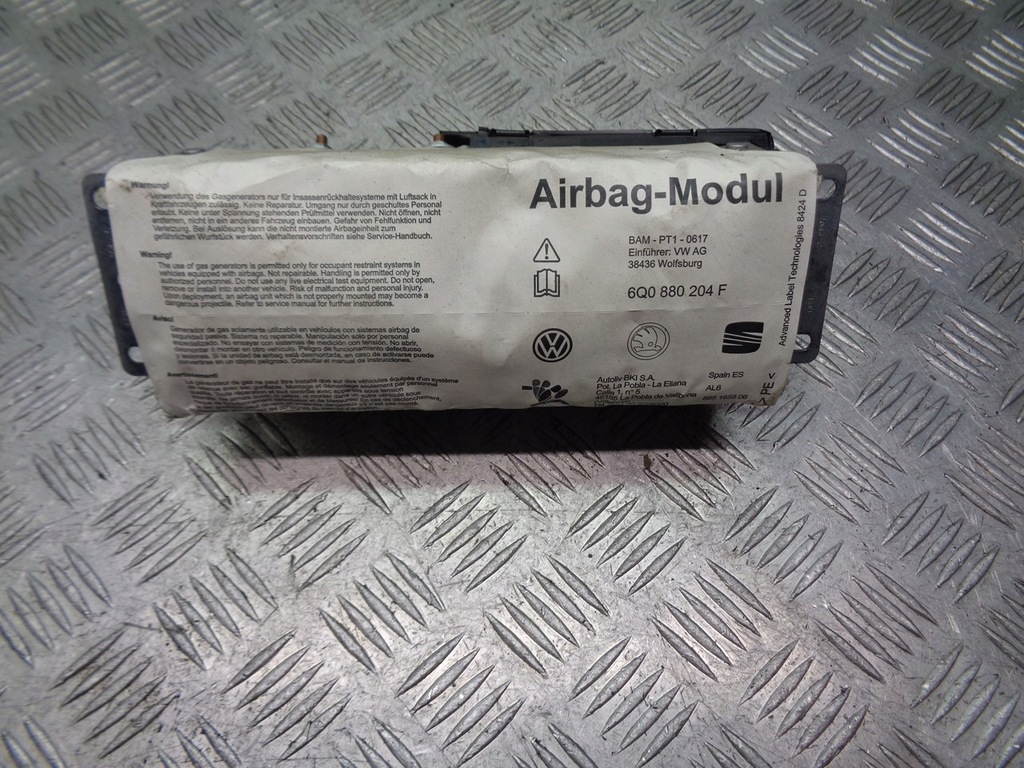 фото №1, Подушка подушка безопасности пассажира vw polo iv