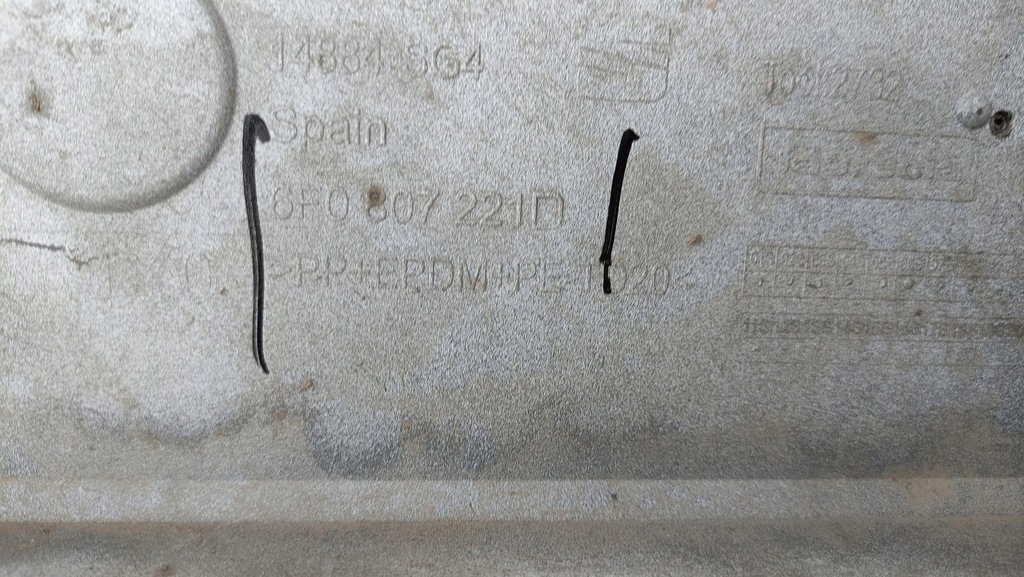 фото №11, Seat ibiza v бампер перед передній 6f0807221d