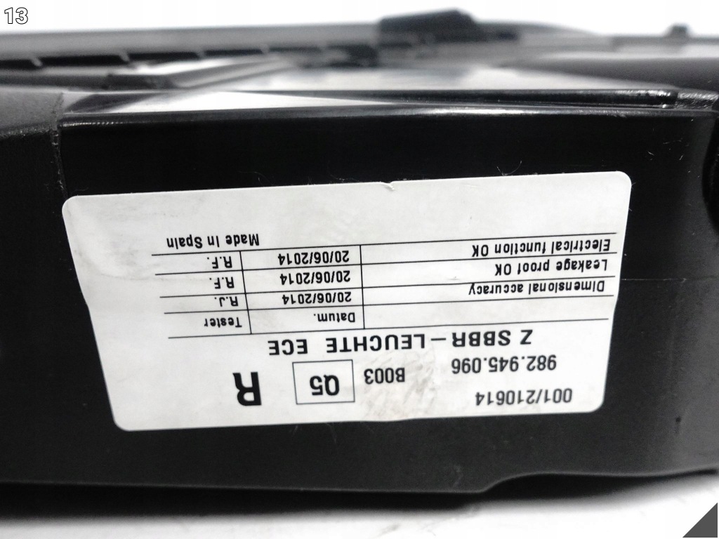 Porsche 718 cayman 982c boxster 982 16-25 фара led w крила правий задній європа Недорого