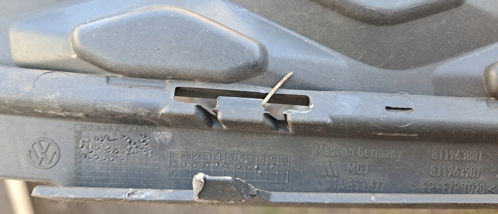 фото №8, Vw id4 id.4 решётка бампера средняя решётка радиатора ładna 11a853677