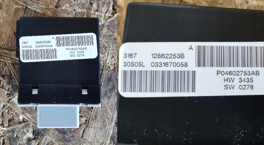 фото №1, Модуль сиденье chrysler voyager v 2008 - 2016 rok