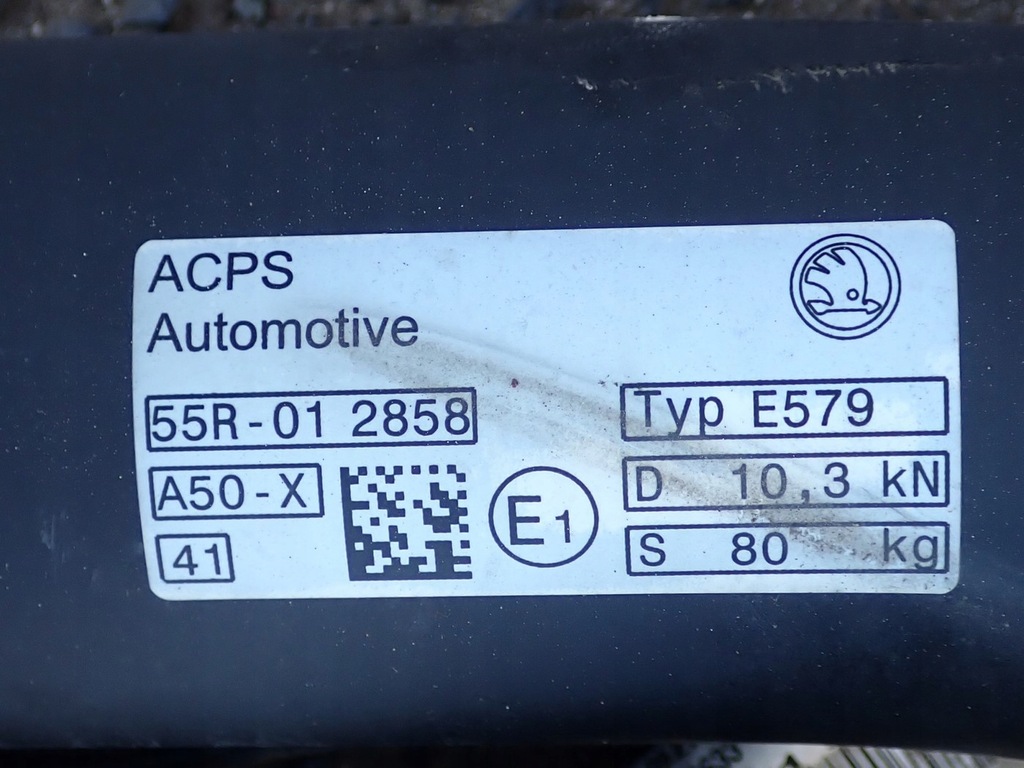 фото №9, Hak буксировочный разъём электрический skoda octavia iv 5e3803881a 5e3971541a