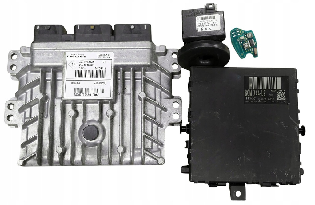 фото №1, Набір стартовий renault twingo 1.5 28303730 237101312r dcm3.4 bcmx44-l2